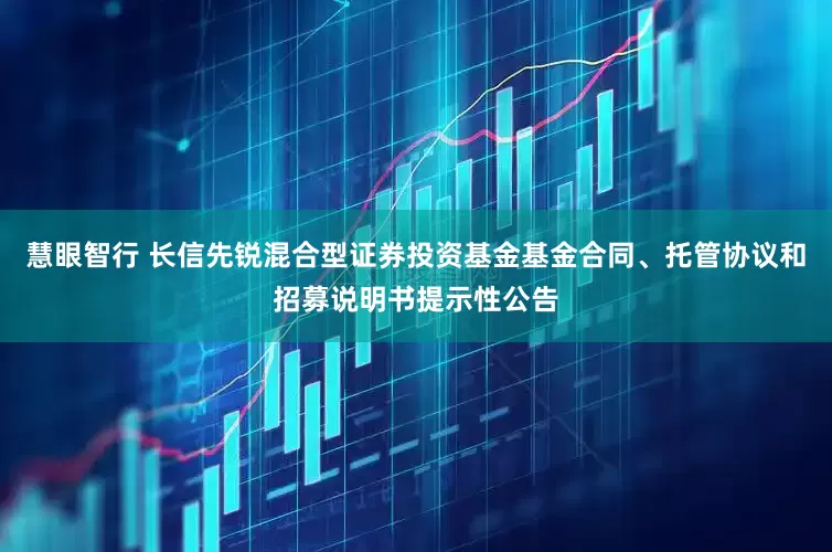 慧眼智行 长信先锐混合型证券投资基金基金合同、托管协议和招募说明书提示性公告